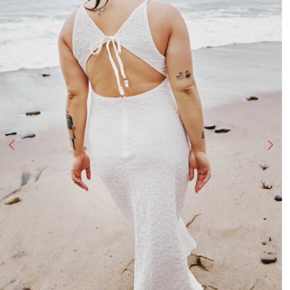 Maya Dress Lisa Says Gah - white - crinkle fabric - Picture 4 of 4